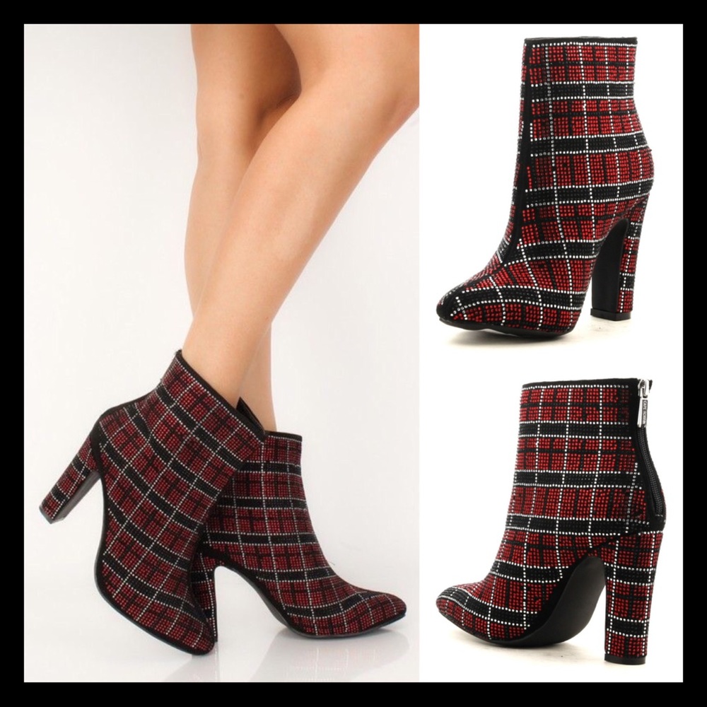 Cape Robbin Crystal Embellished Booties - Picture 3 of 8